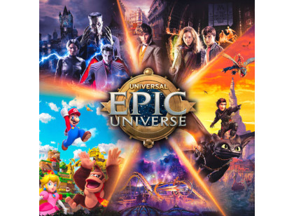 UNIVERSAL - 1 Day Park-to-Park PLUS 1-Day Universal Epic Universe Ticket (Com data agendada)